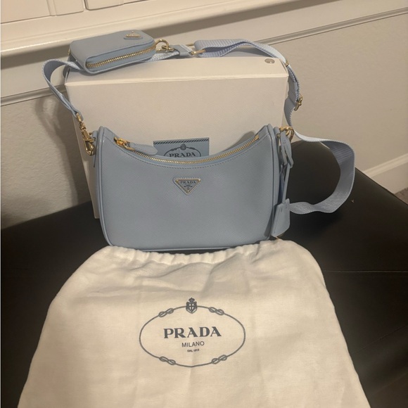 Designer Blue Purse - Picture 1 of 7